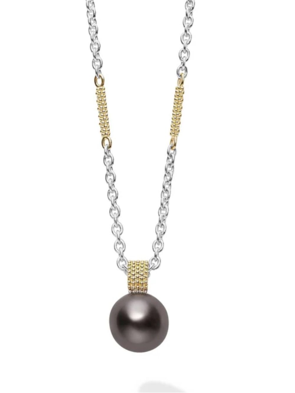 LUNA
Tahitian Black Pearl Pendant Necklace from Lagos